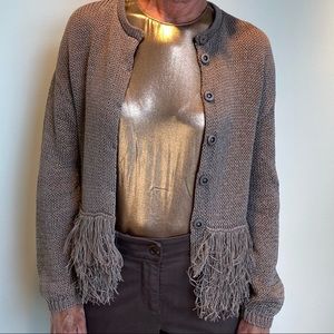 BRUNELLO CUCINELLI Lamé tank top